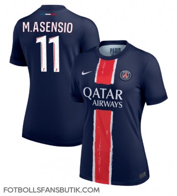 Paris Saint-Germain Marco Asensio #11 Replika Hemmatröja Damer 2024-25 Kortärmad